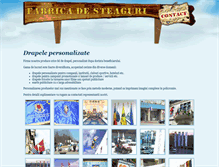 Tablet Screenshot of drapele-personalizate.com